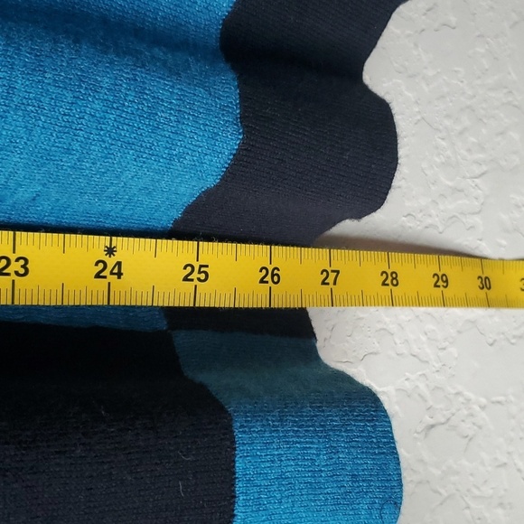 Lane Bryant Knit Poncho Color Block Soft Poncho 14-20 - Picture 7 of 9